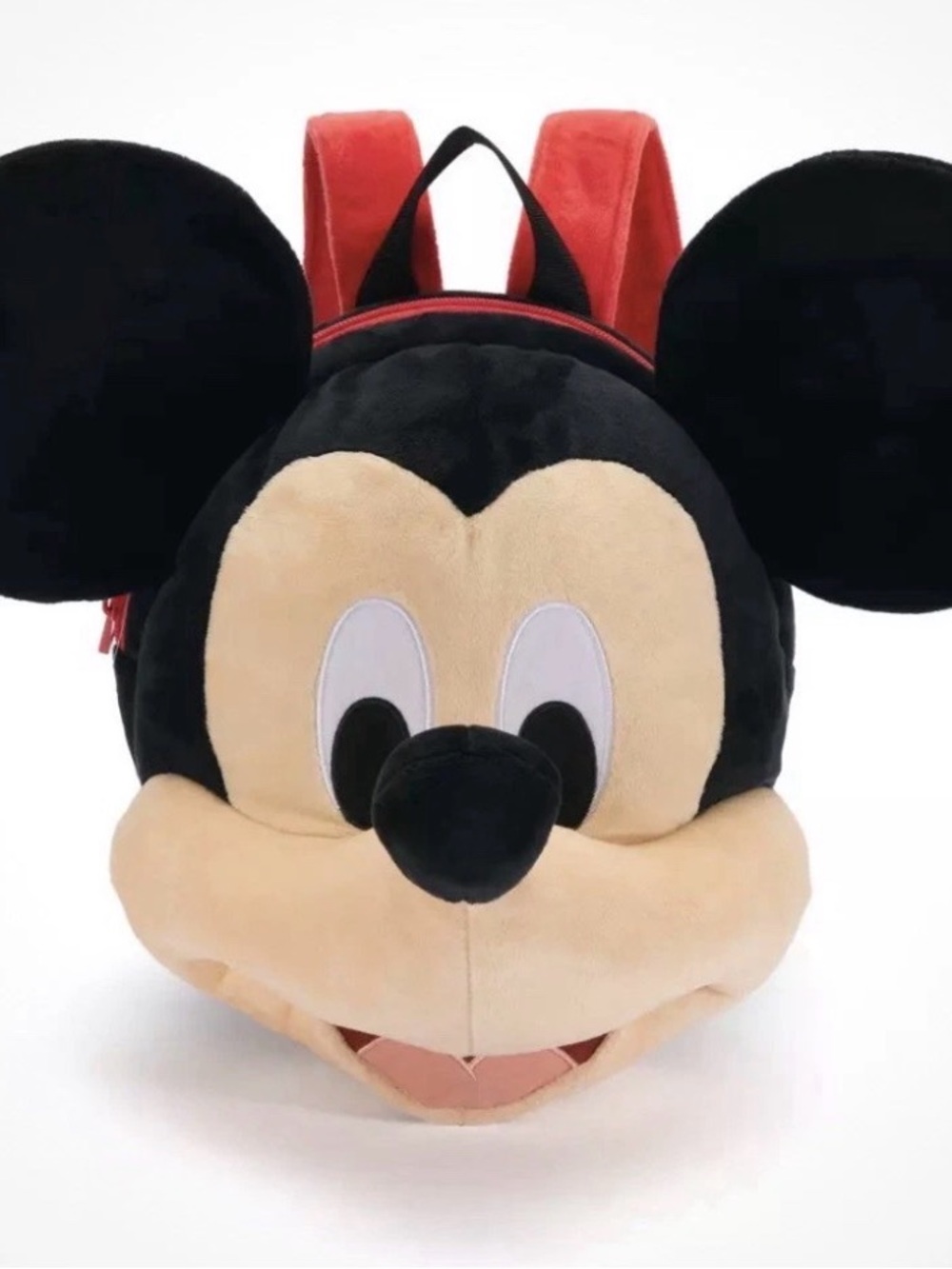 Disney Mickey Mouse Big Face Plush Backpack
